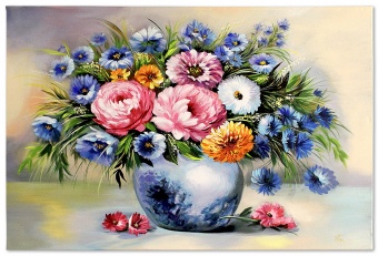 Flower Elegance Handmade Oil Paintings Canvas Oil Painting Picture G120098