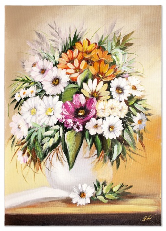 Flower bouquet handmade oil paintings canvas oil painting picture G120033