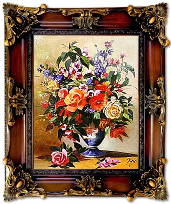 Flower bouquet handmade oil paintings canvas oil painting picture G03499