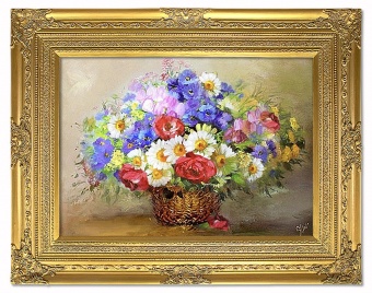 Bouquet Handmade Oil Paintings Canvas Oil Painting Picture G16681