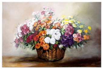 Bouquet Handmade Oil Paintings Canvas Oil Painting Picture G120328