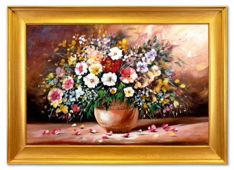 Bouquet Handwork Oil Paintings Paintings Canvas Oil Painting Image G119765