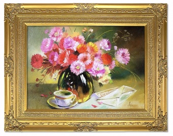 Bouquet Handmade Oil Paintings Canvas Oil Painting Picture G16664