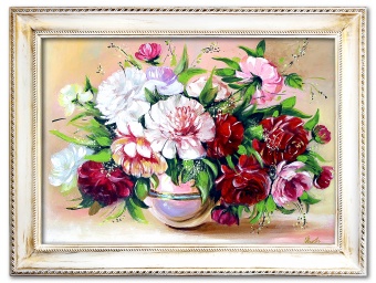 Flower Splendor Handcrafted Oil Paintings Canvas Oil Painting Picture G119480