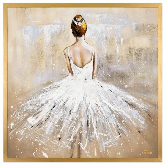 Dancing ballerina handwork oil paintings canvas oil painting G120303