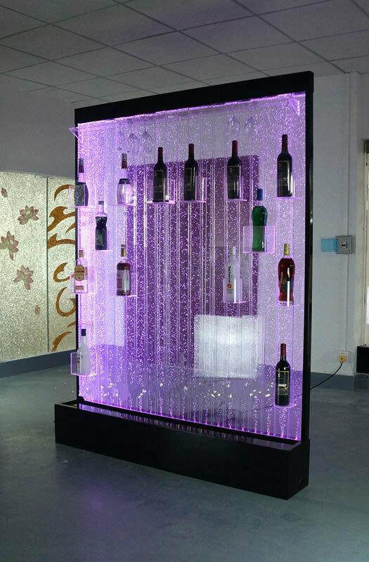 Led Water Wall Bar Shelf Column Water Column Counter Shelves Designer Illuminated Immediately