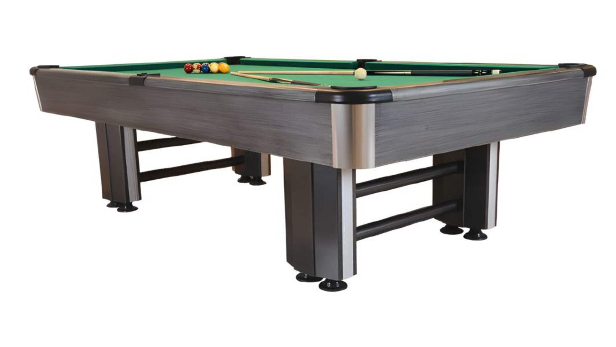 Pool table playing surface billiard table luxury gray game table recreational table 9ft