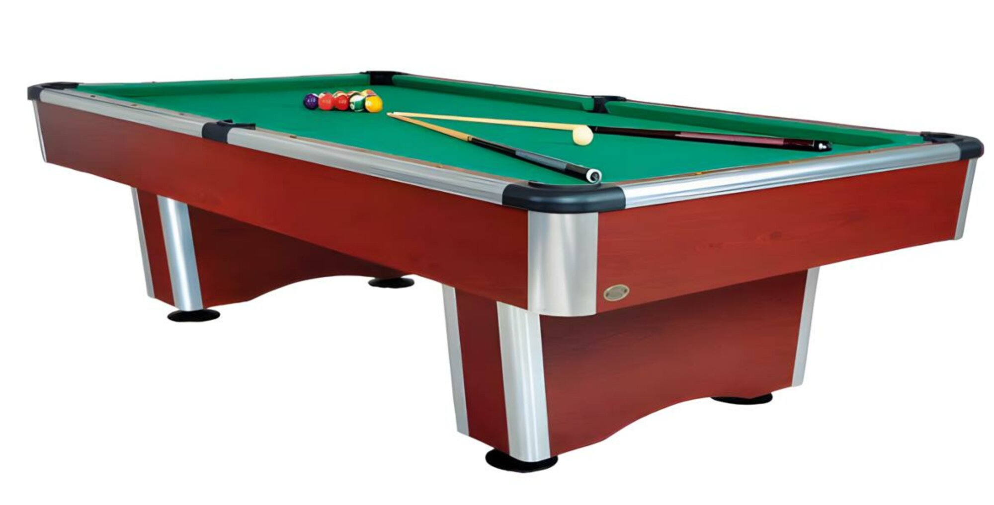 Brown pool table billiard table game table leisure table playing surface 9ft