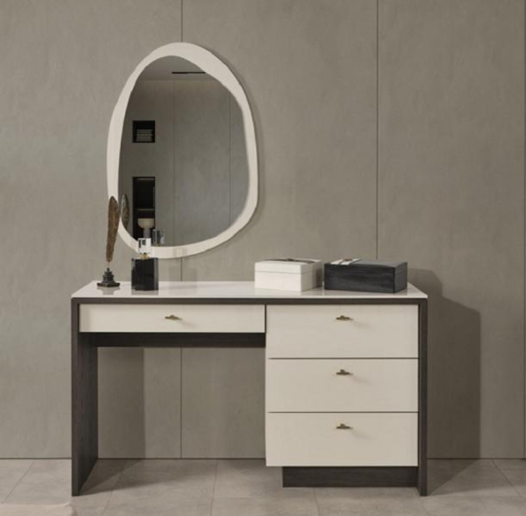 Dressing table bedroom dressing table furniture luxury modern mirror design wood