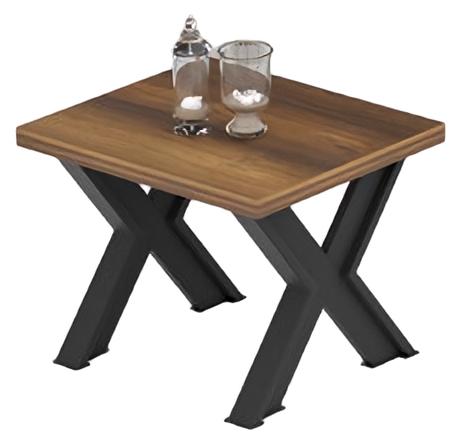 Side table coffee table wooden table rectangular study brown wood