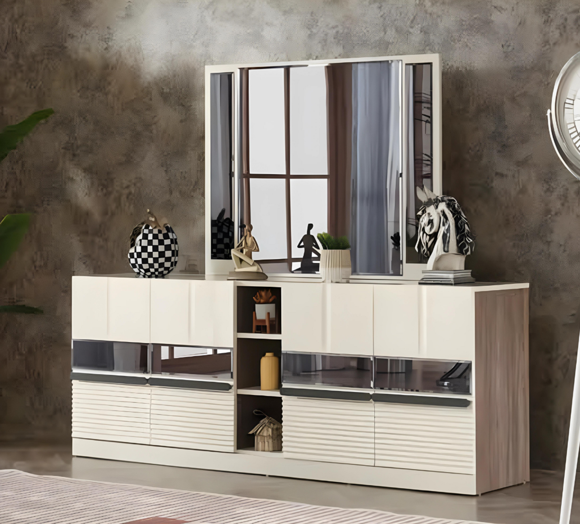 Sideboard with Mirror Modern Dining Room Furniture Complete Luxury Furniture