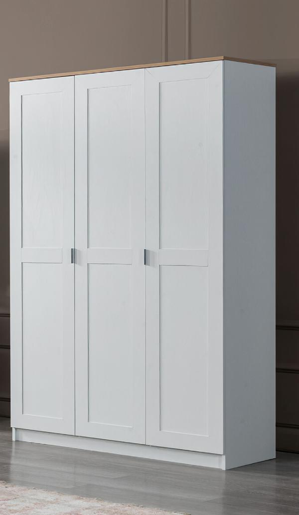 Bedroom wardrobe modern furniture white wood luxury design