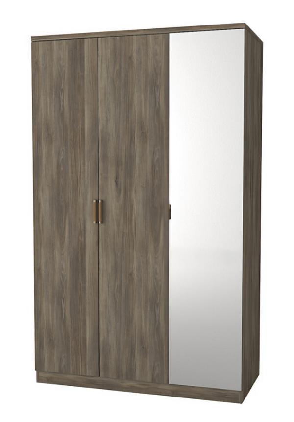 Wardrobe Bedroom Modern Furniture Brown Wood Luxury Design