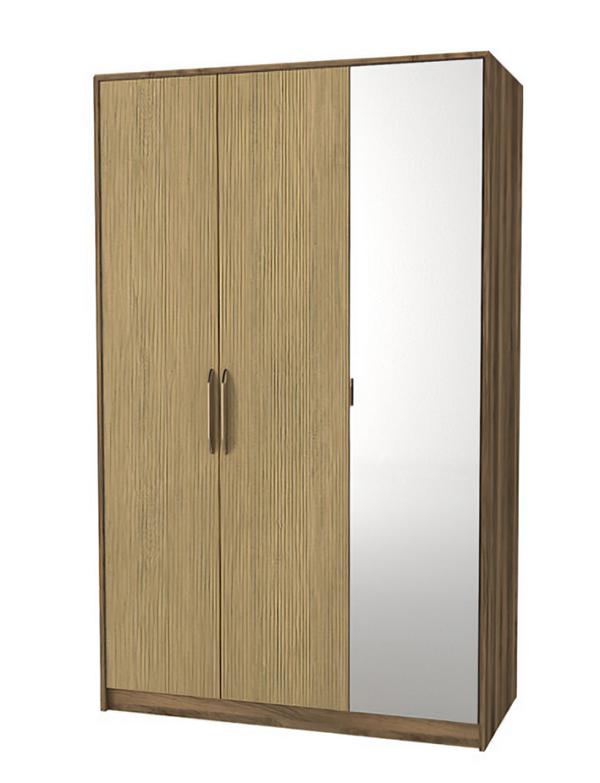 Bedroom wardrobe modern furniture brown wood luxury design