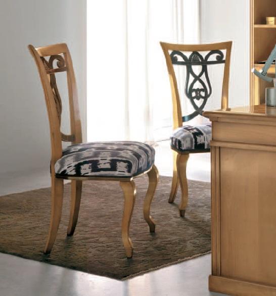 Solid wood dining chairs design chair with carved patterns armchair furniture