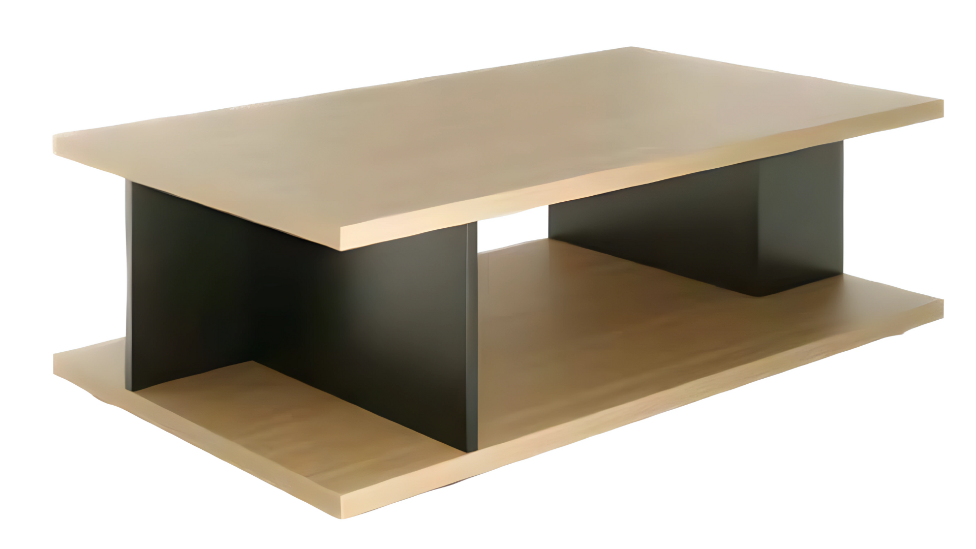 Elegant brown black coffee table luxury office furniture small coffee table