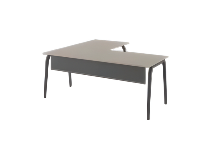 Modern corner desk gray luxury wooden office furniture office table desk