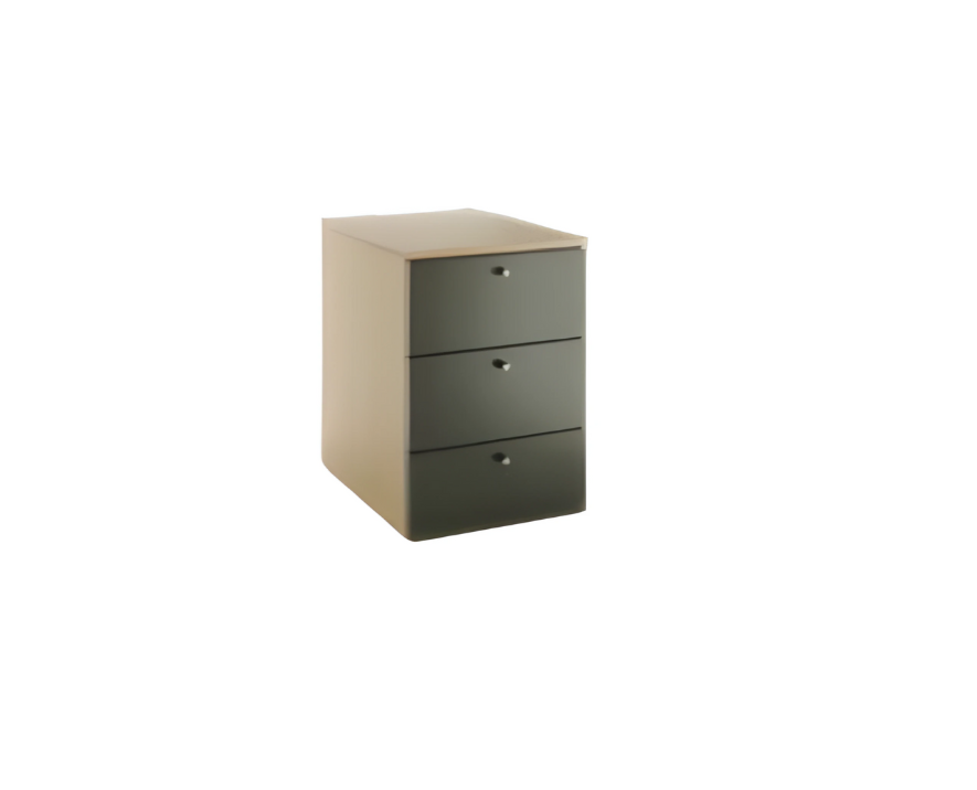 Modern office cabinet brown gray storage office wooden furniture workspace