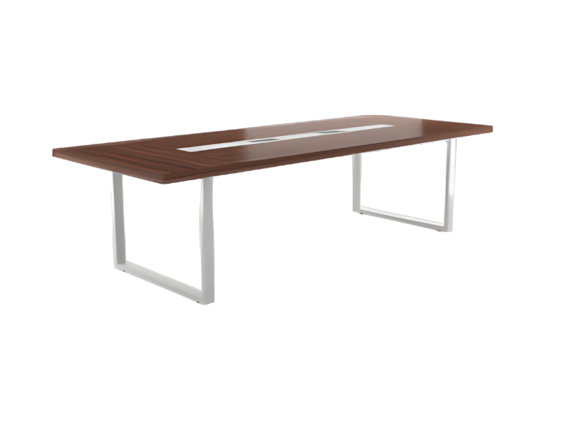 Modern brown conference table conference room round work table