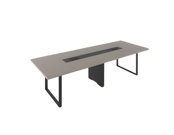 Modern conference table black gray office furniture comfortable desks