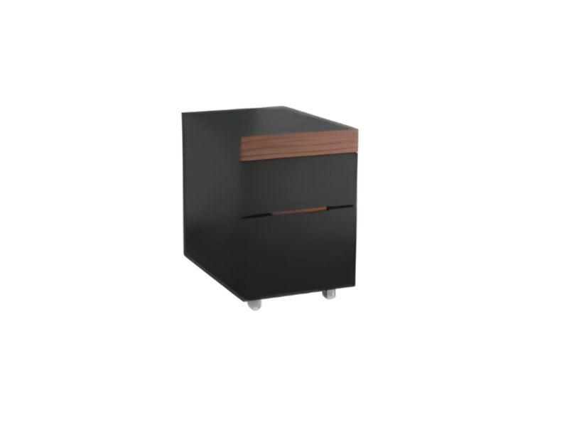 Modern chest of drawers brown black designer office furniture study luxury