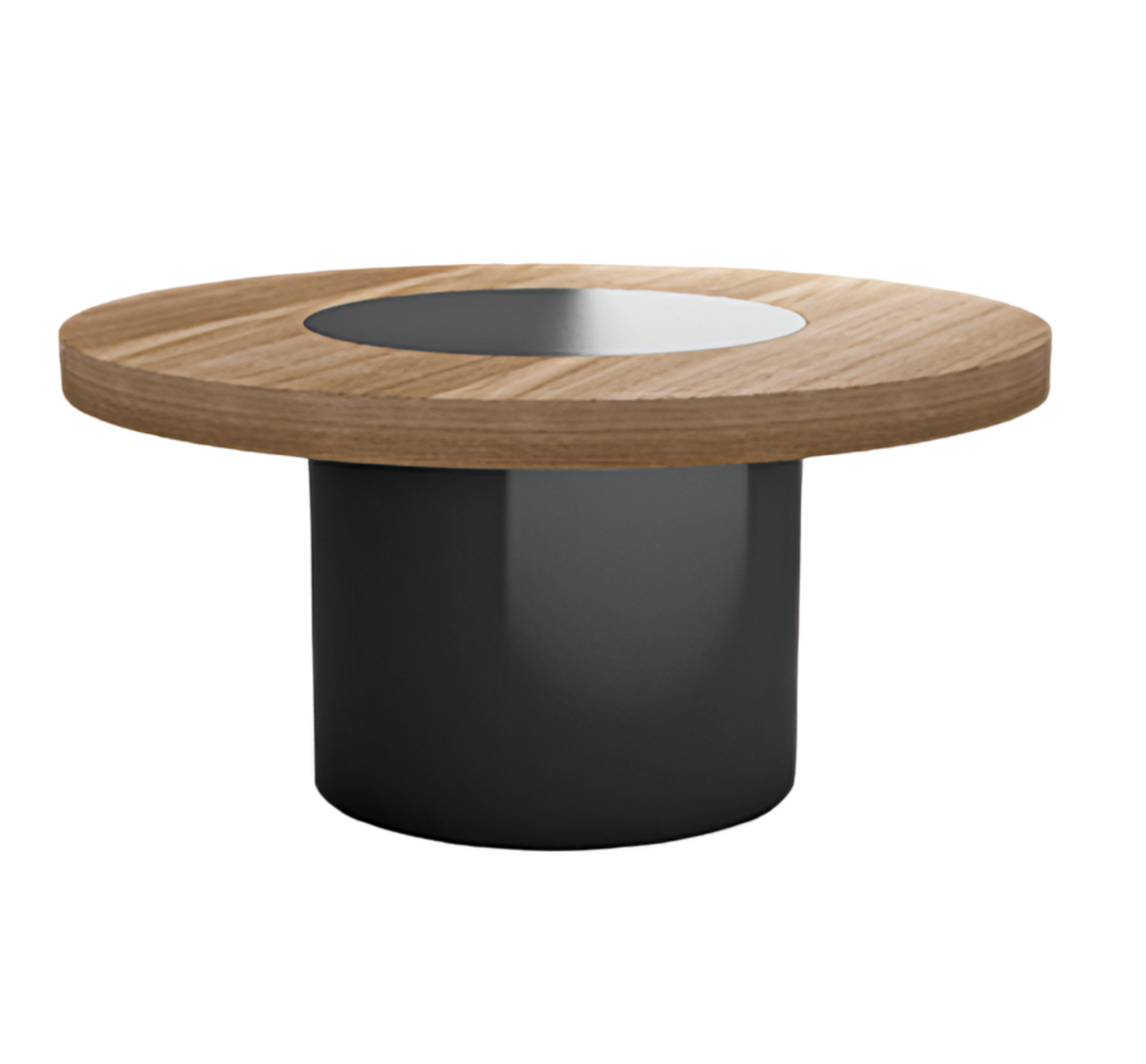 Modern black and brown conference table round work table conference room