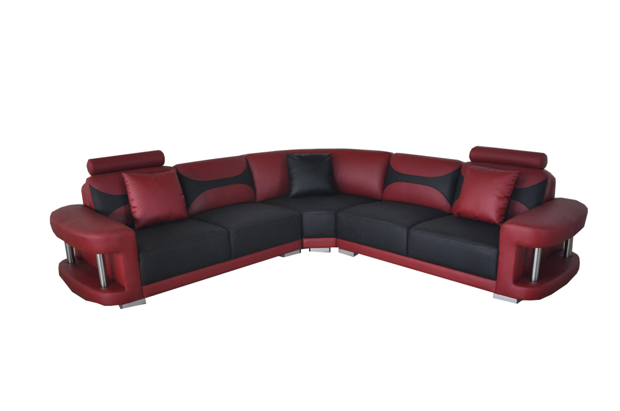 Leather Modern XXL Couch Living Landscape Leather Sofa Sofa Set L-Shape F3001B