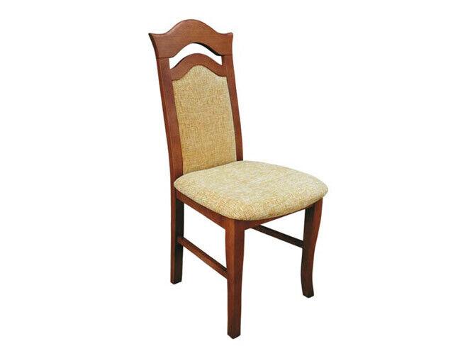 Set of 10x solid wood armchairs dining room chairs fabric upholstered chairs gastro dining room