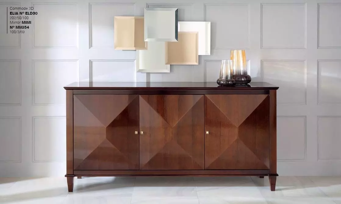 Designer Cupboards SideBoard Precious Wood Luxury High Chests of Drawers