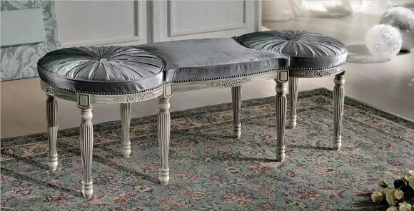 Classic gray bench design textile new upholstery fabric seating