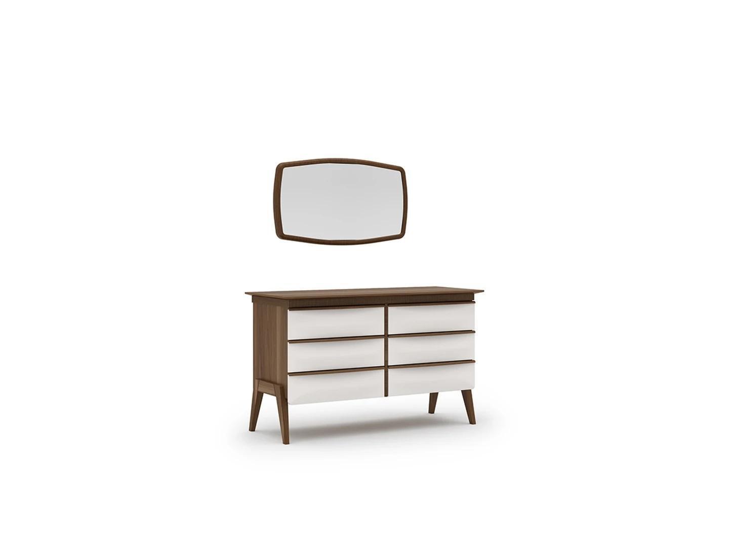 Modern design chest of drawers with mirror bedroom luxury cupboard new furniture