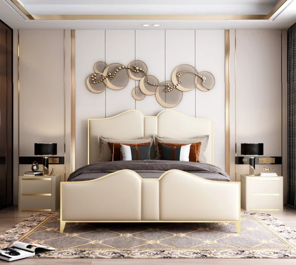 Double bed bed marriage bed design upholstered bed leather beds design bed