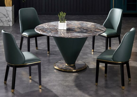 Round Column Tables Design Table Stone Furniture Dining Room Round Dining Tables Modern