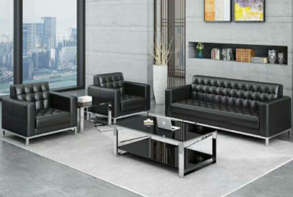 Office Furniture Sofa Set 321 Seater Set Upholstered Sofa Seat Design