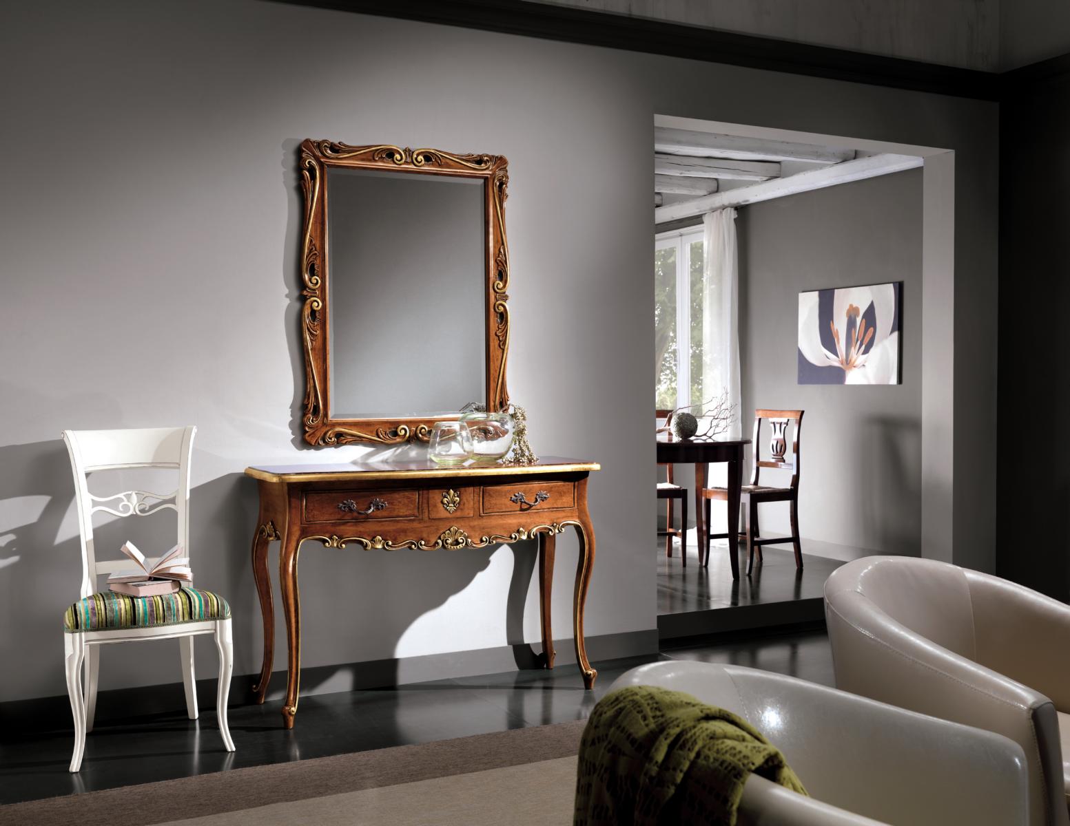 Console Commode Wall Table Classic Console Console Table with Mirror