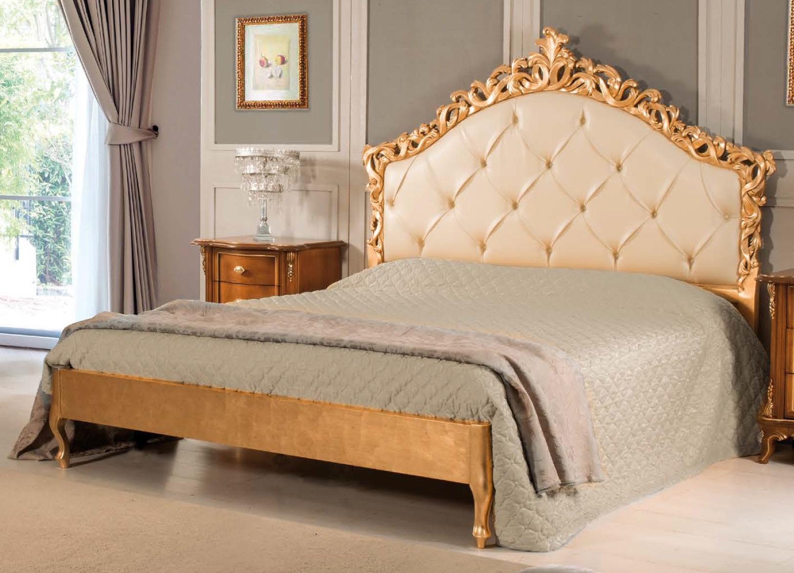 Chesterfield Bed Upholstery Design Luxury Double Hotel Beds Italian Wood