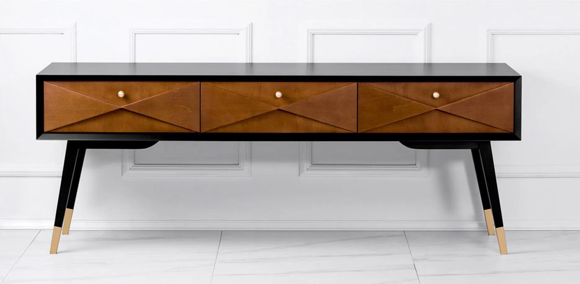 Console table Console chest of drawers Sideboard Modern Brown Design