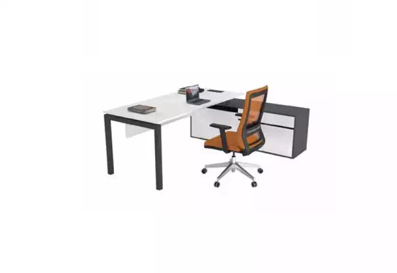 White office furniture Luxury furnishings Corner desks Office furniture wood