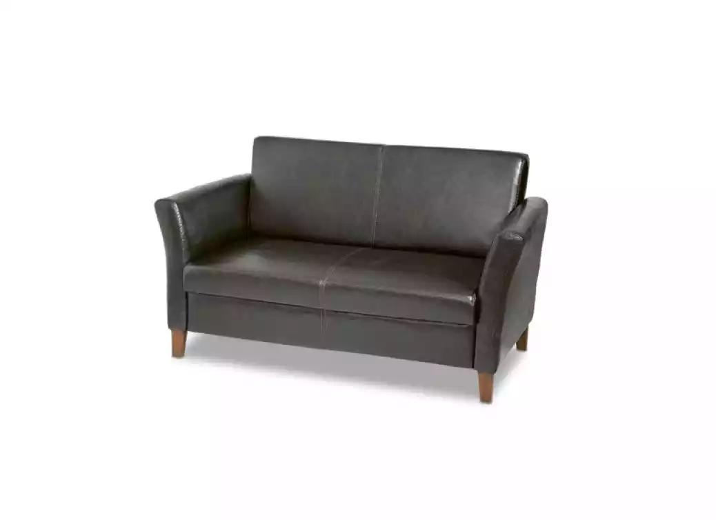 Black Study Two Seater Furniture Couch Office Seater S