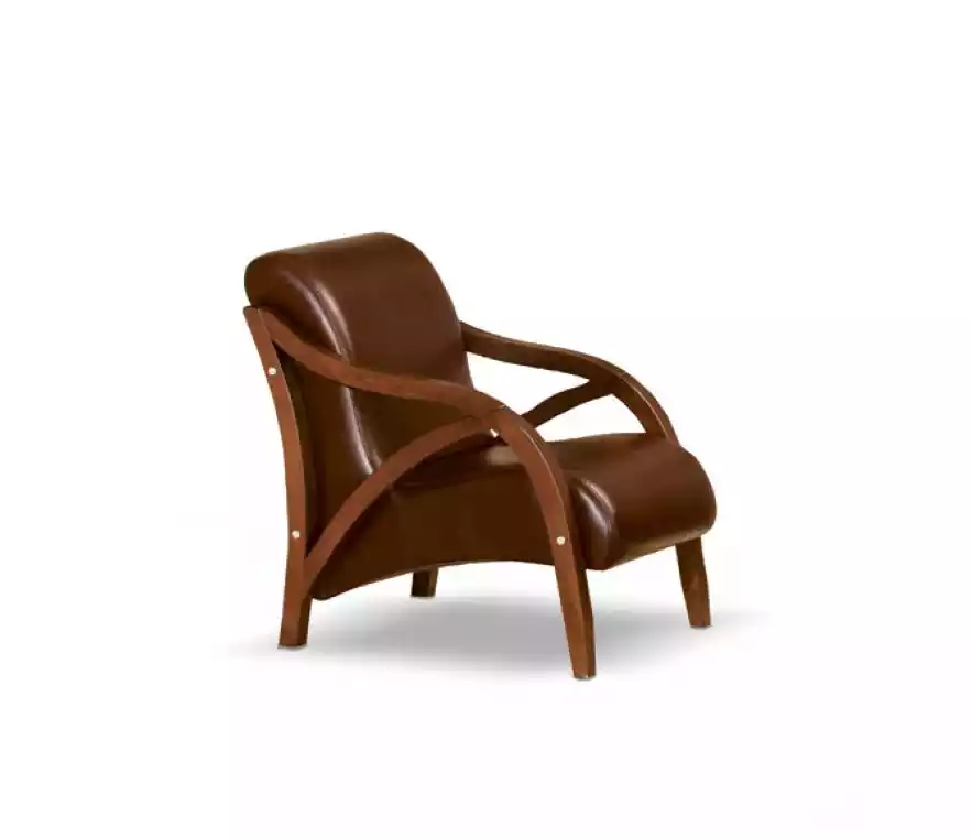 Modern Brown Armchair Study Furniture Armchair Office Furnishings