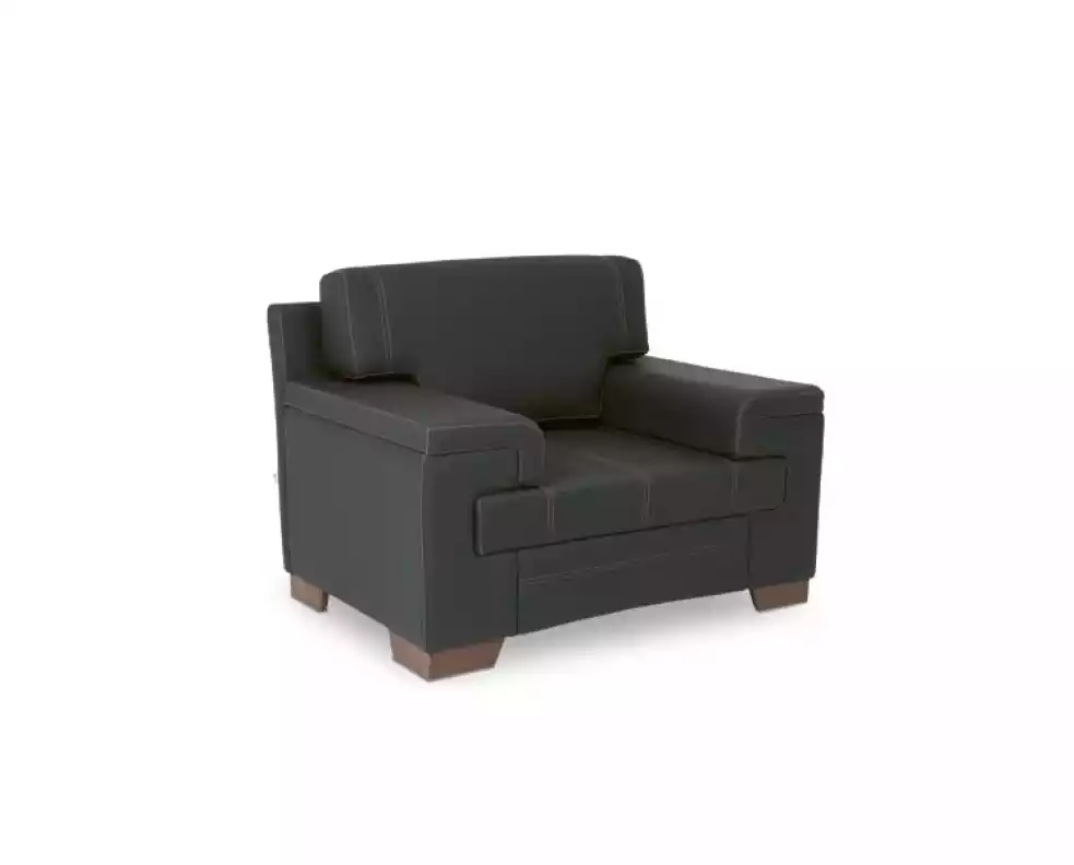 Armchair Textile Fabric Office Furniture Black Upholstered Armchair