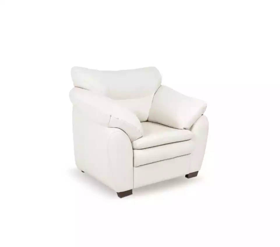 White armchair study furniture office upholstered armchair textile seater