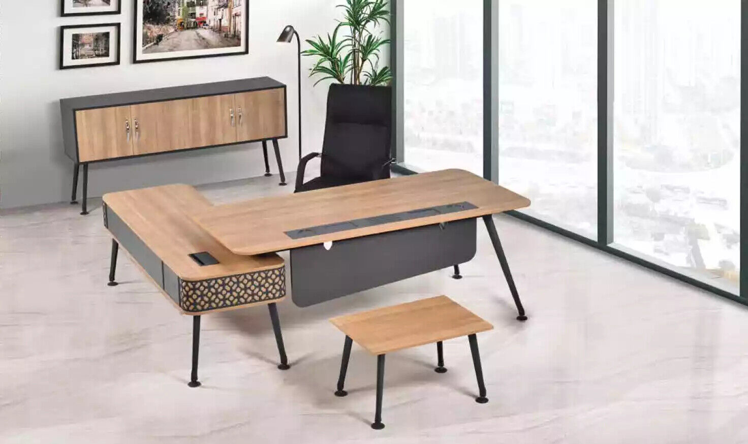 Luxury office furniture complete set study designer furniture