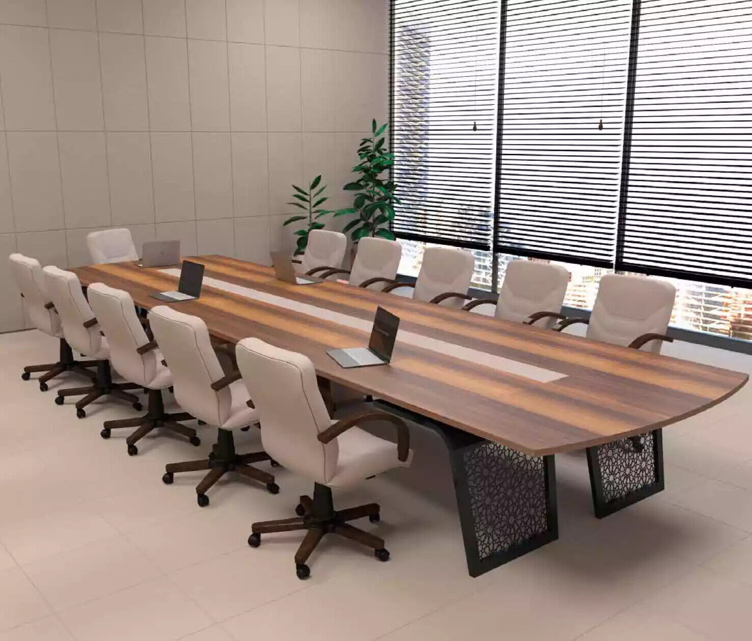 Large wooden conference table Office furniture Meeting table Tables Meeting