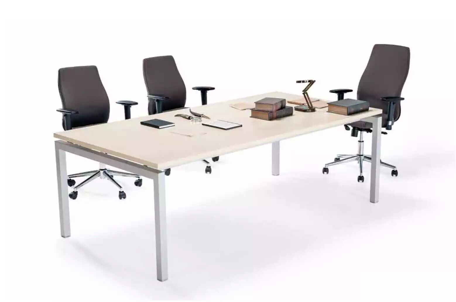 White conference table Luxury office furniture Meeting tables Wooden furniture