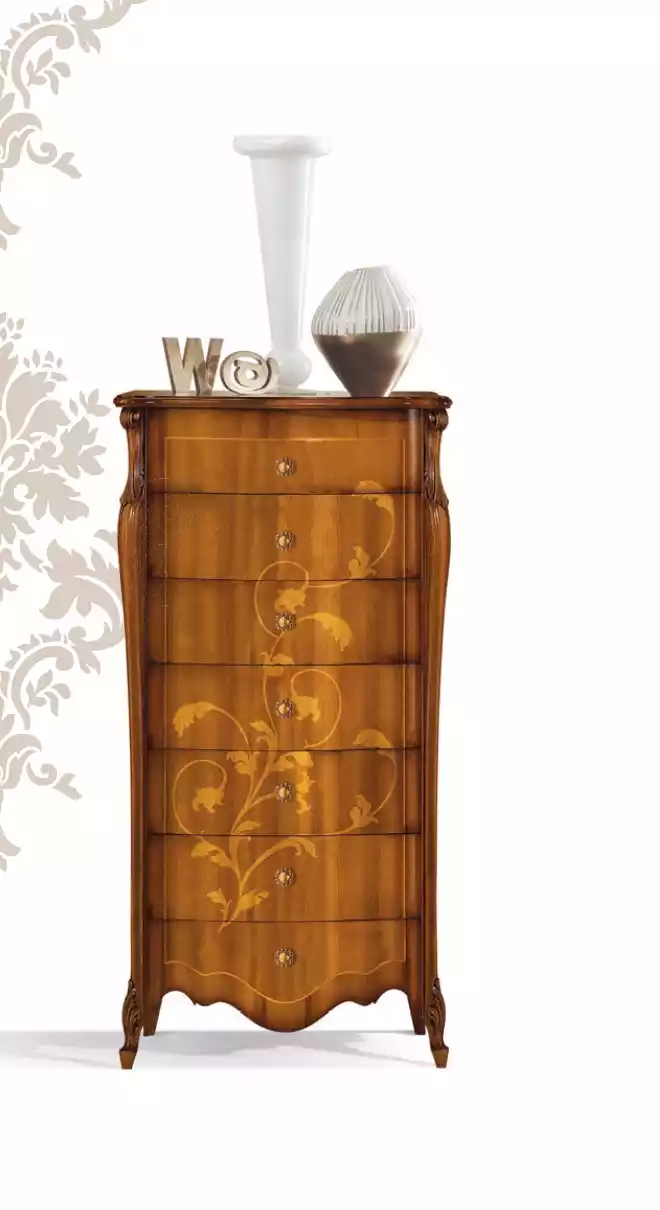 Exclusive Brown High Chest of Drawers Cabinet Chests of Drawers Sideboard