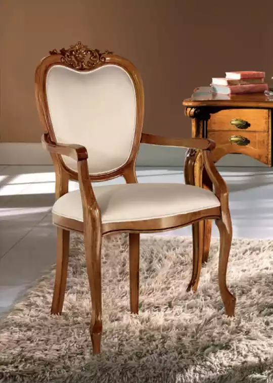 Classic Luxury Upholstered Chair Wooden Furniture Dining Room Chair Furniture New