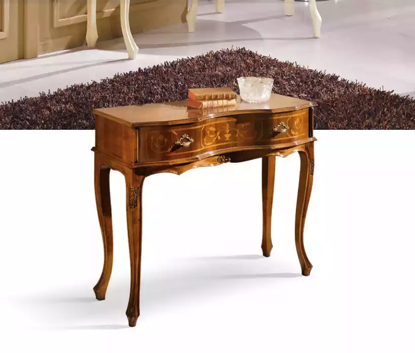 Designer classic console table luxury wooden furniture side table