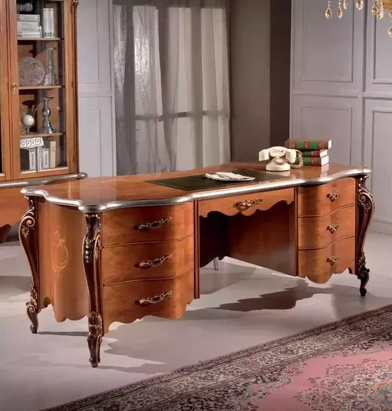 Desk Table Italian Furnishings Furniture Wood Office Secretary