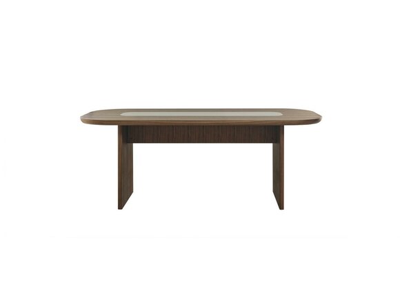 Dining room table Dining table dining table wood brown dining room 208 cm